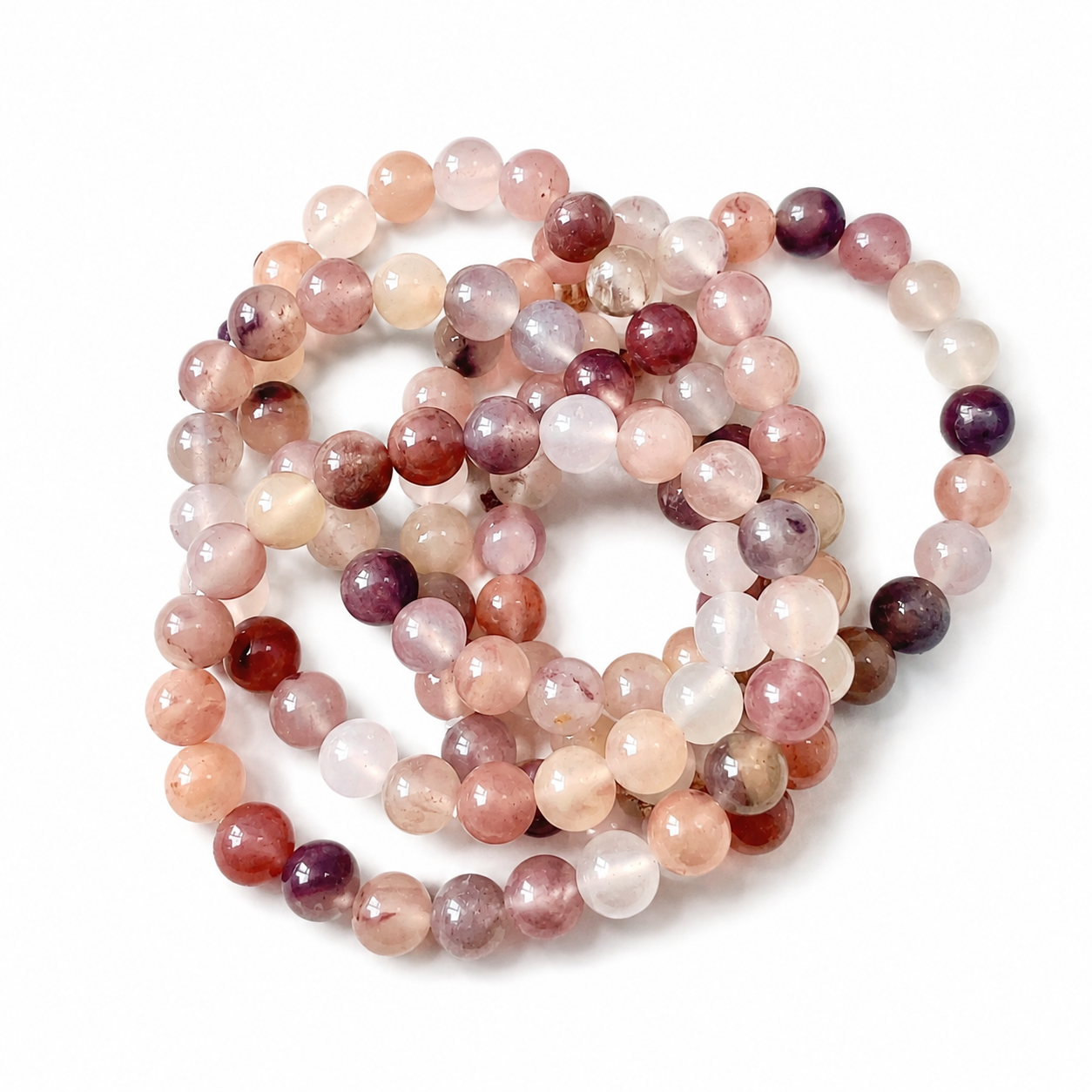 Violet aventurine crystal bracelet-B012