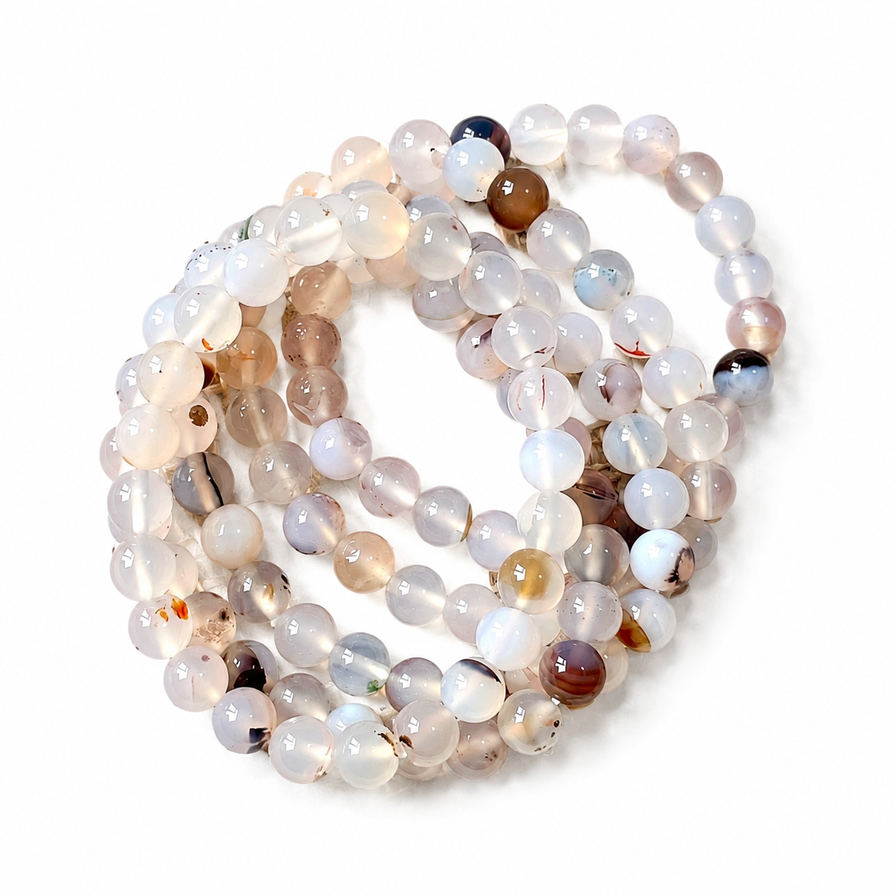 Aqua agate crystal bracelet-B015