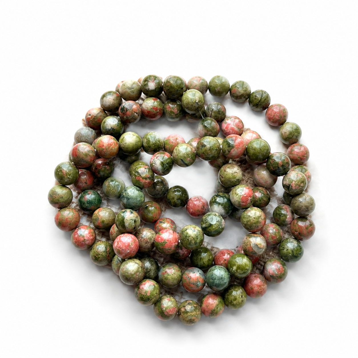 Unakite crystal bracelet-B017