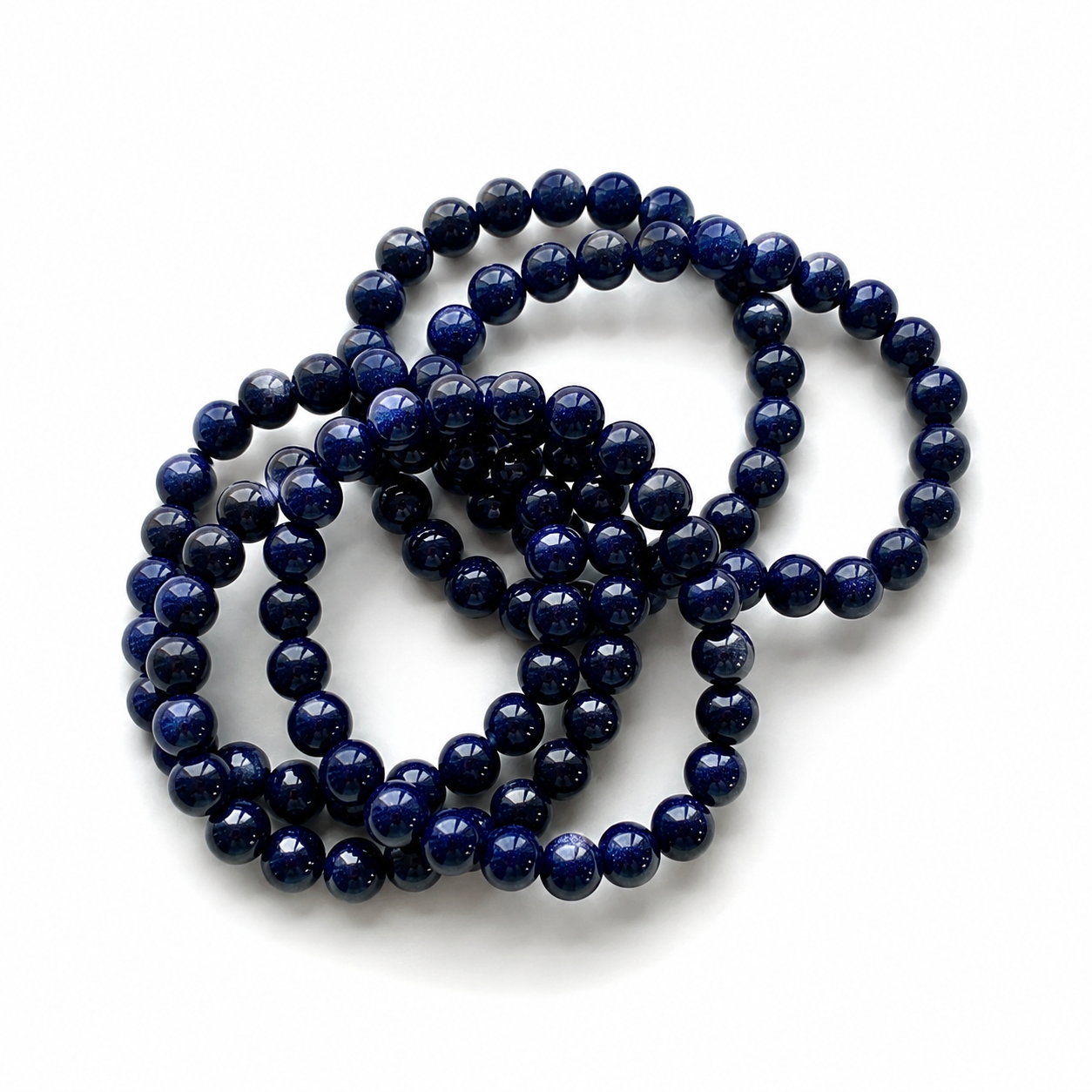 Blue sandstone bracelet-B025