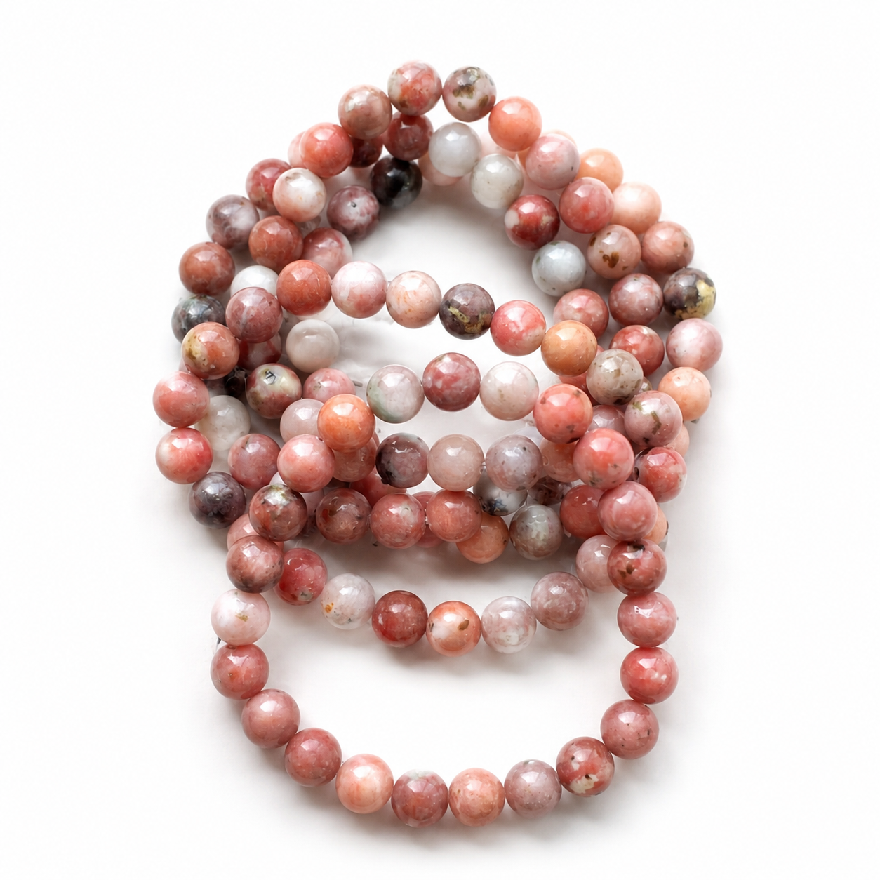 Plum jade crystal bracelet-B026