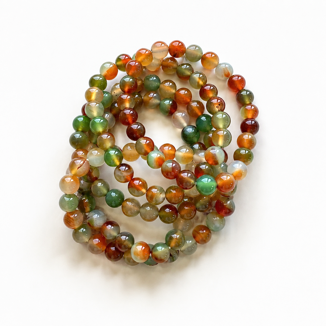 Peacock agate bracelet-B029