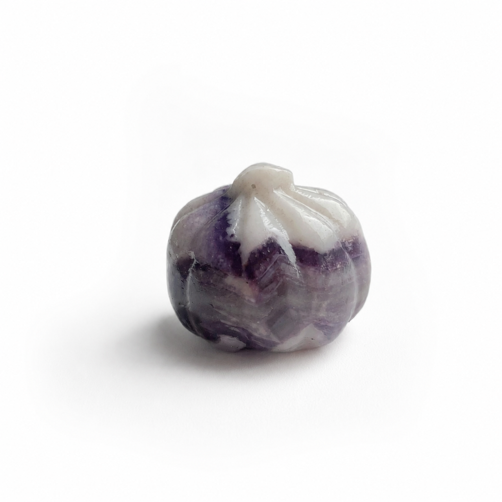 Multi-material handmade baozi crystal carving-C046