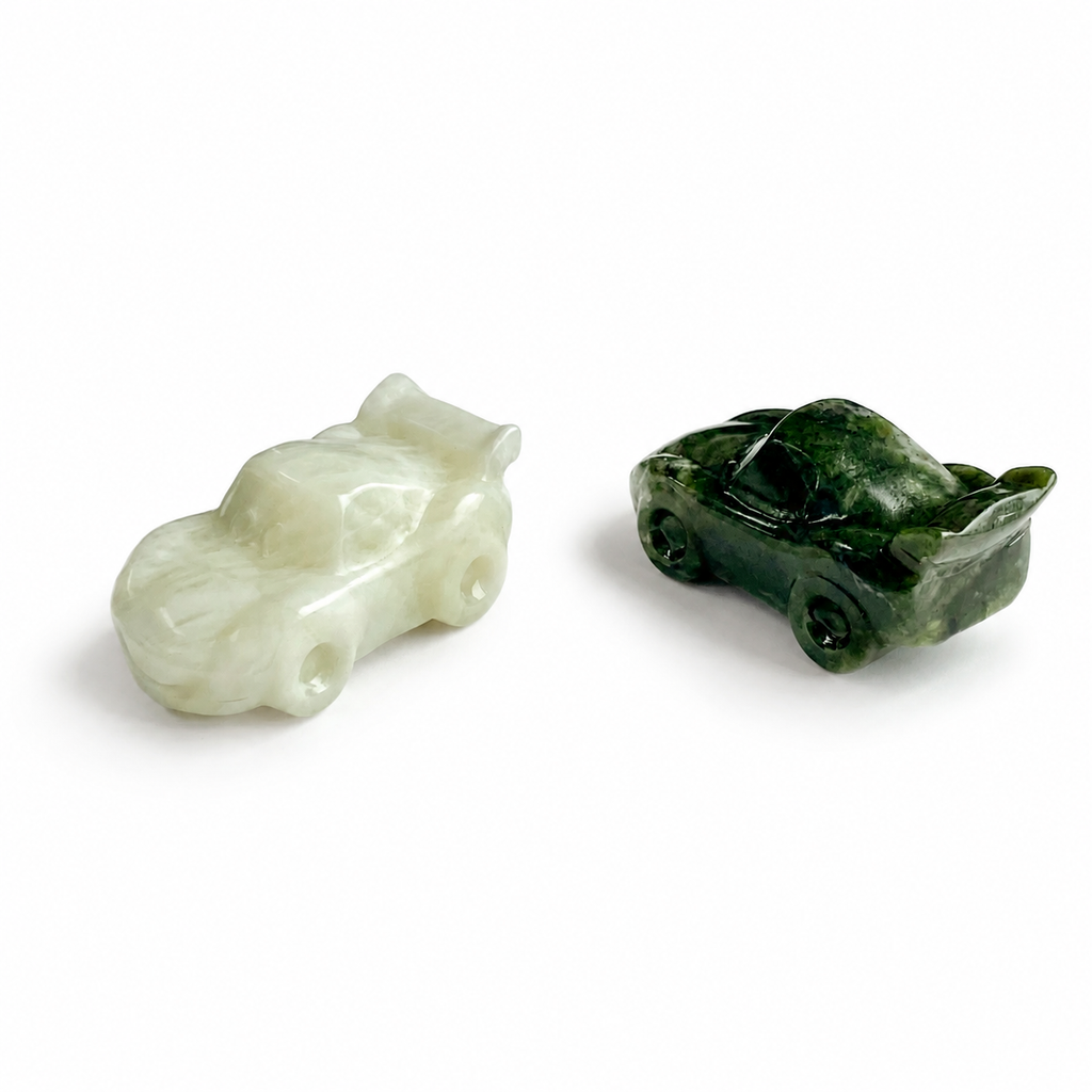 Multi-material handmade car carving-C052