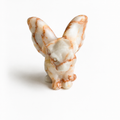 Multi-material crystal bat carving gothic fantasy decor-C060