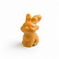 Cute multi-material handmade elk crystal carving-C035
