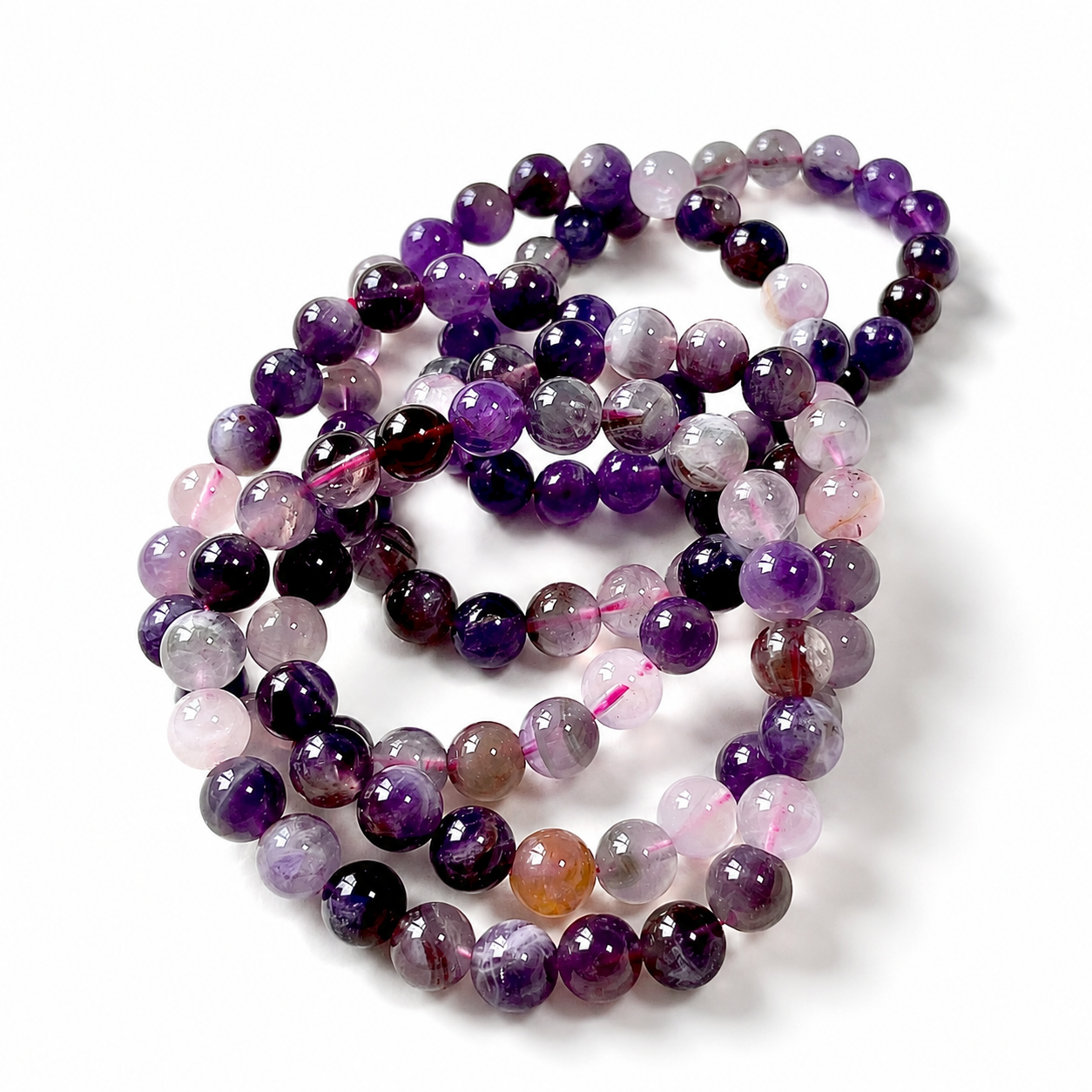 Amethyst crystal bracelet-B001
