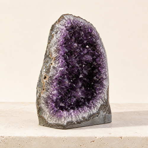 One-of-a-kind Aurora Amethyst Cathedral crystal specimen