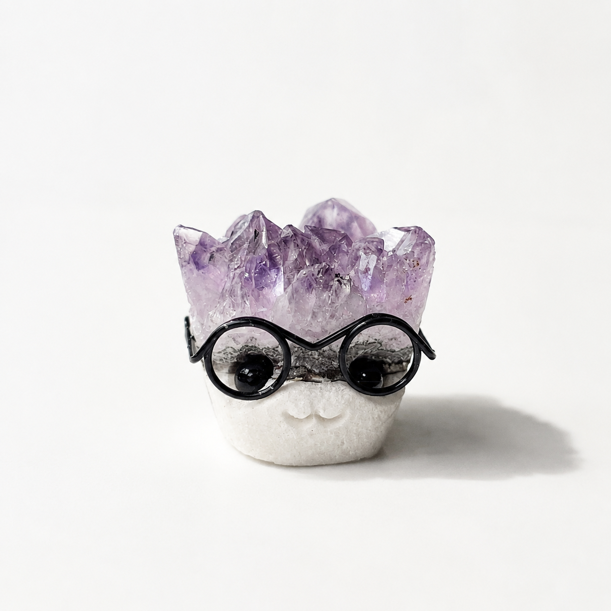 Natural crystal amethyst cluster hedgehog amethyst hedgehog-C007