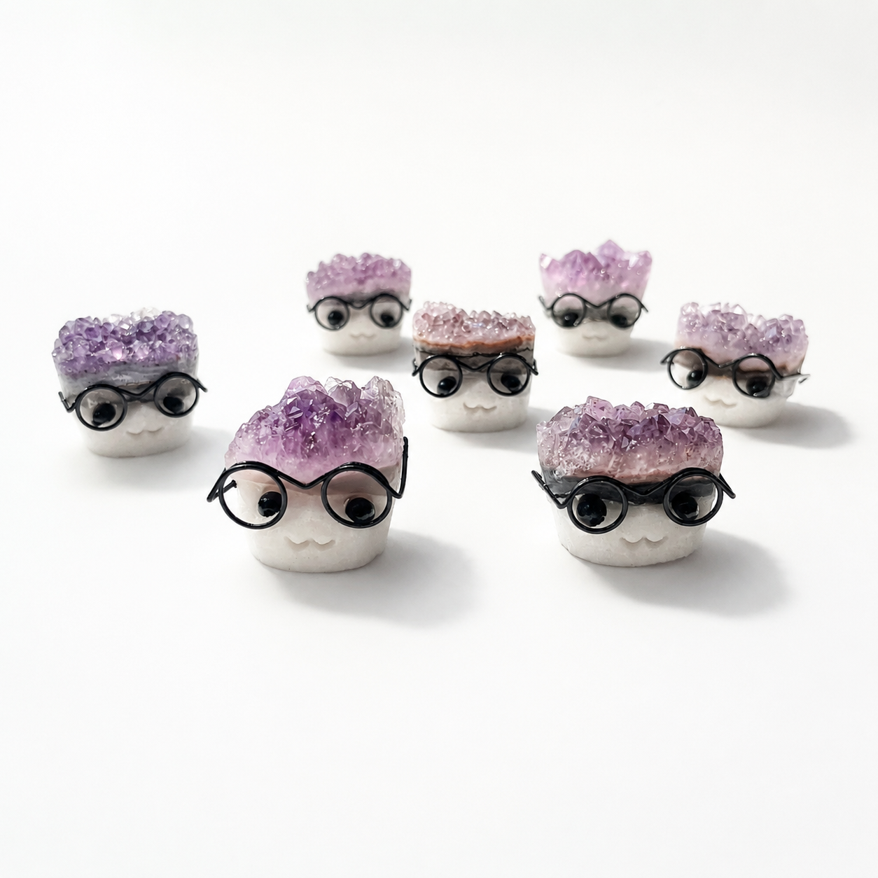 Natural crystal amethyst cluster hedgehog amethyst hedgehog-C007