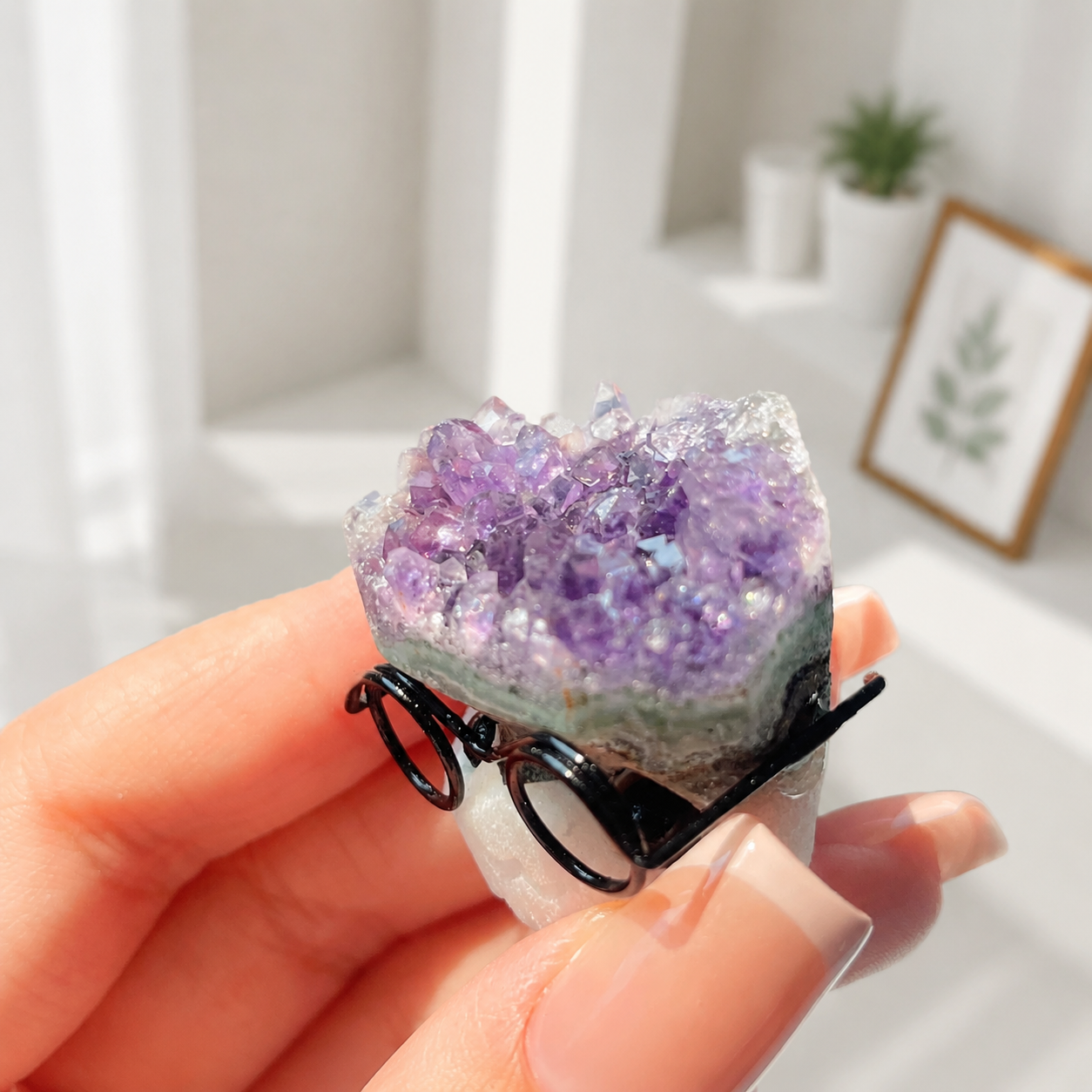 Natural crystal amethyst cluster hedgehog amethyst hedgehog-C007