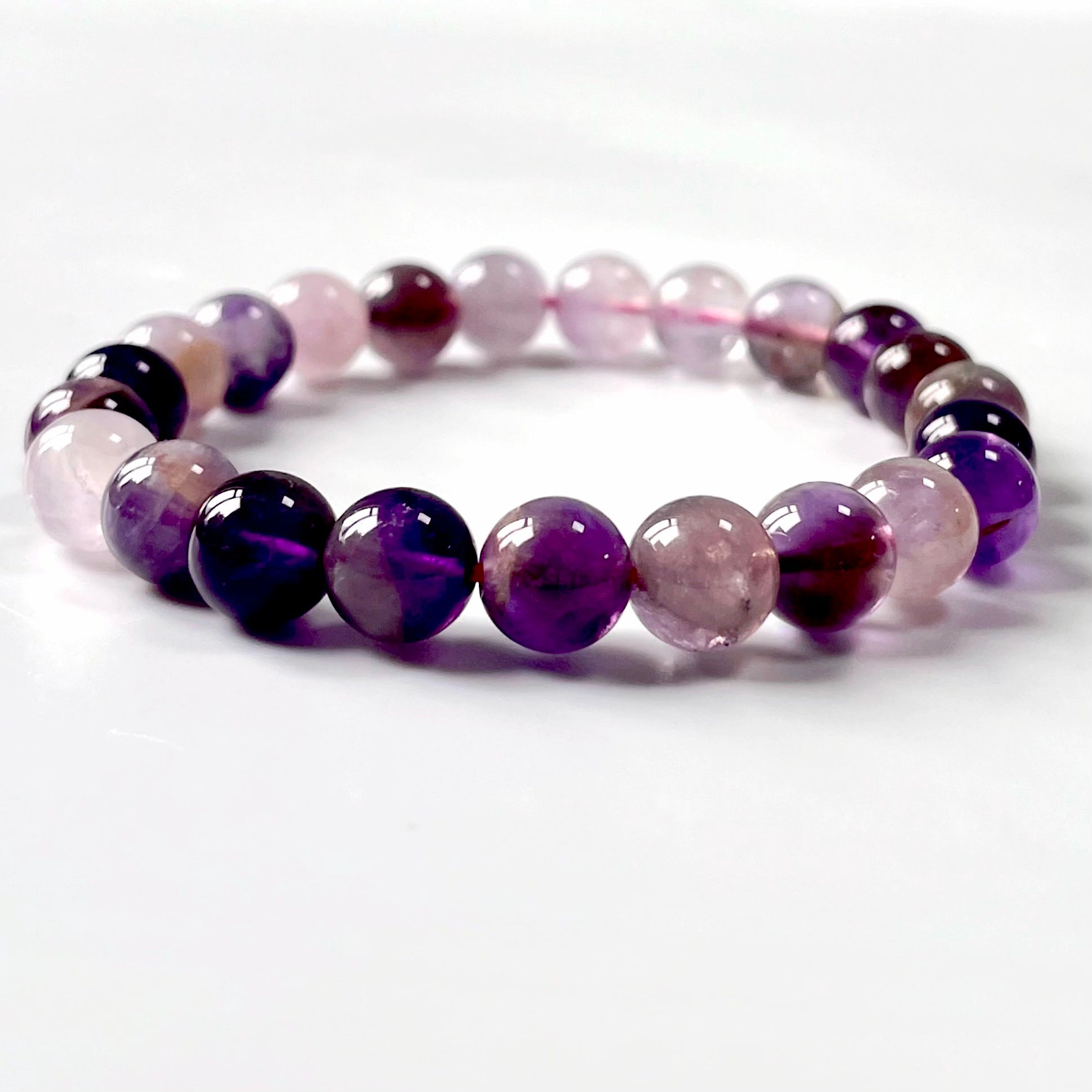 Amethyst crystal bracelet-B001