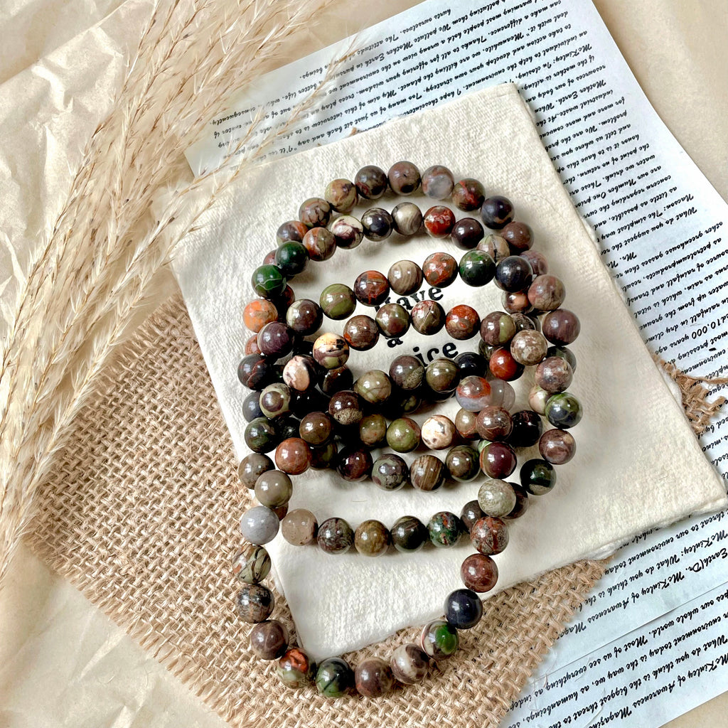 Money agate Bracelet Wholesale-B003