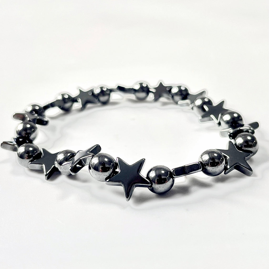 Hematite star bracelet wholesale-B005