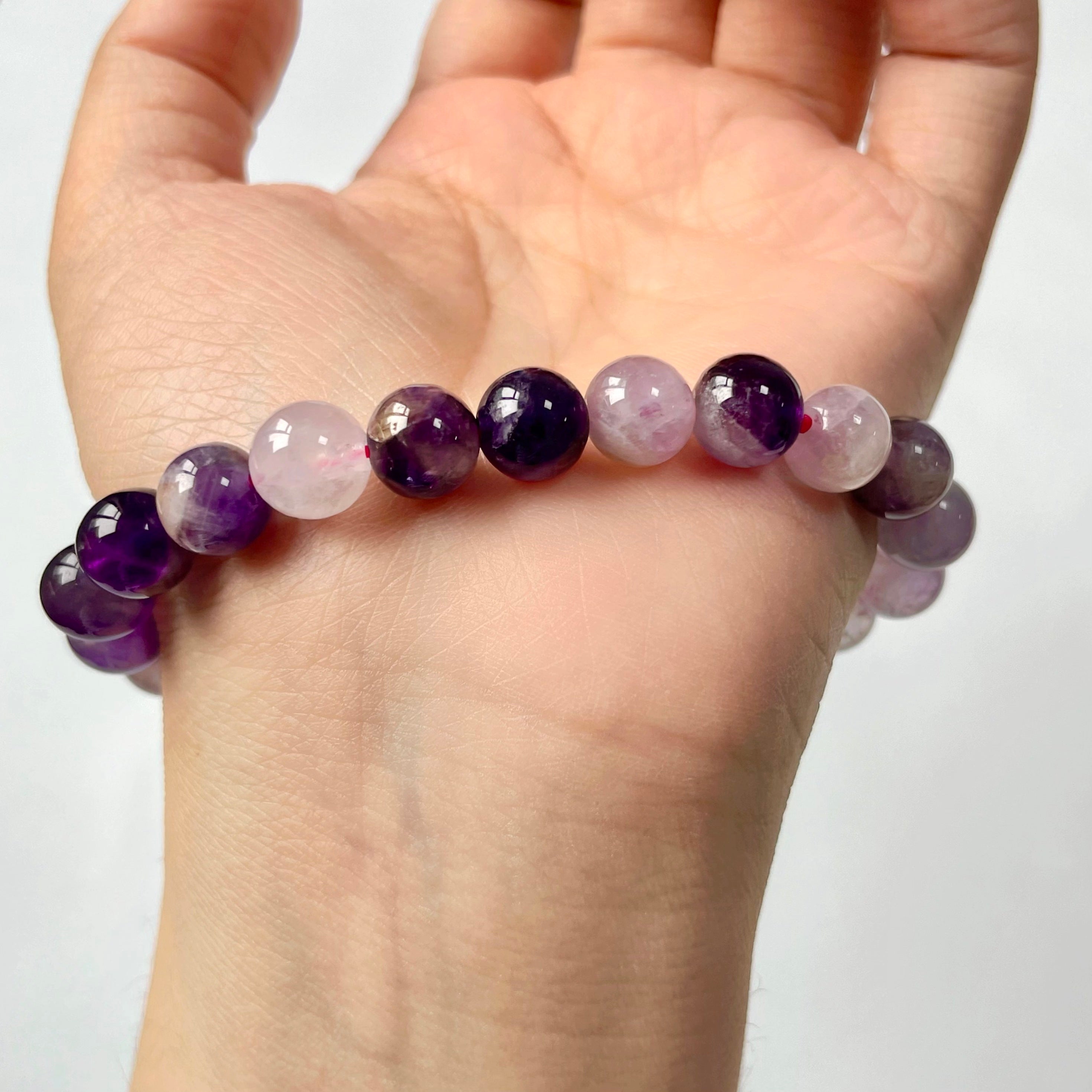 Amethyst crystal bracelet-B001