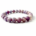 Spark Lepidolite Crystal Bracelets (resin filler)-B002