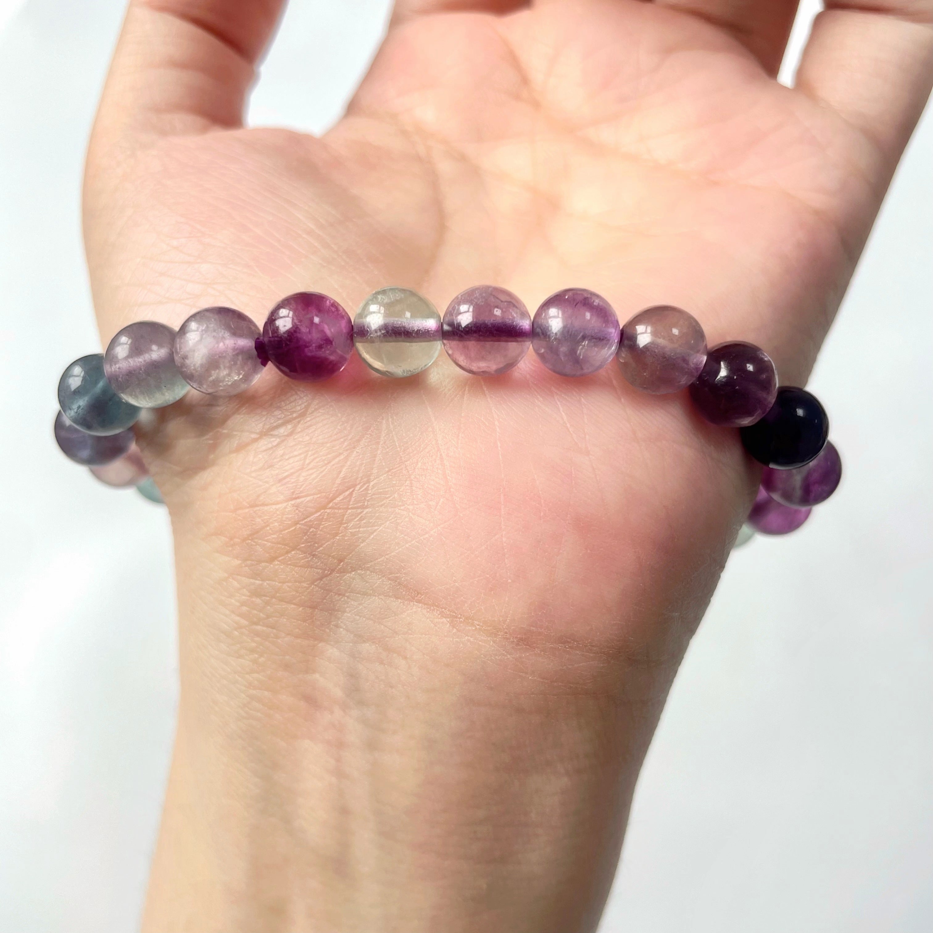 HQ fluorite crystal bracelet-B007