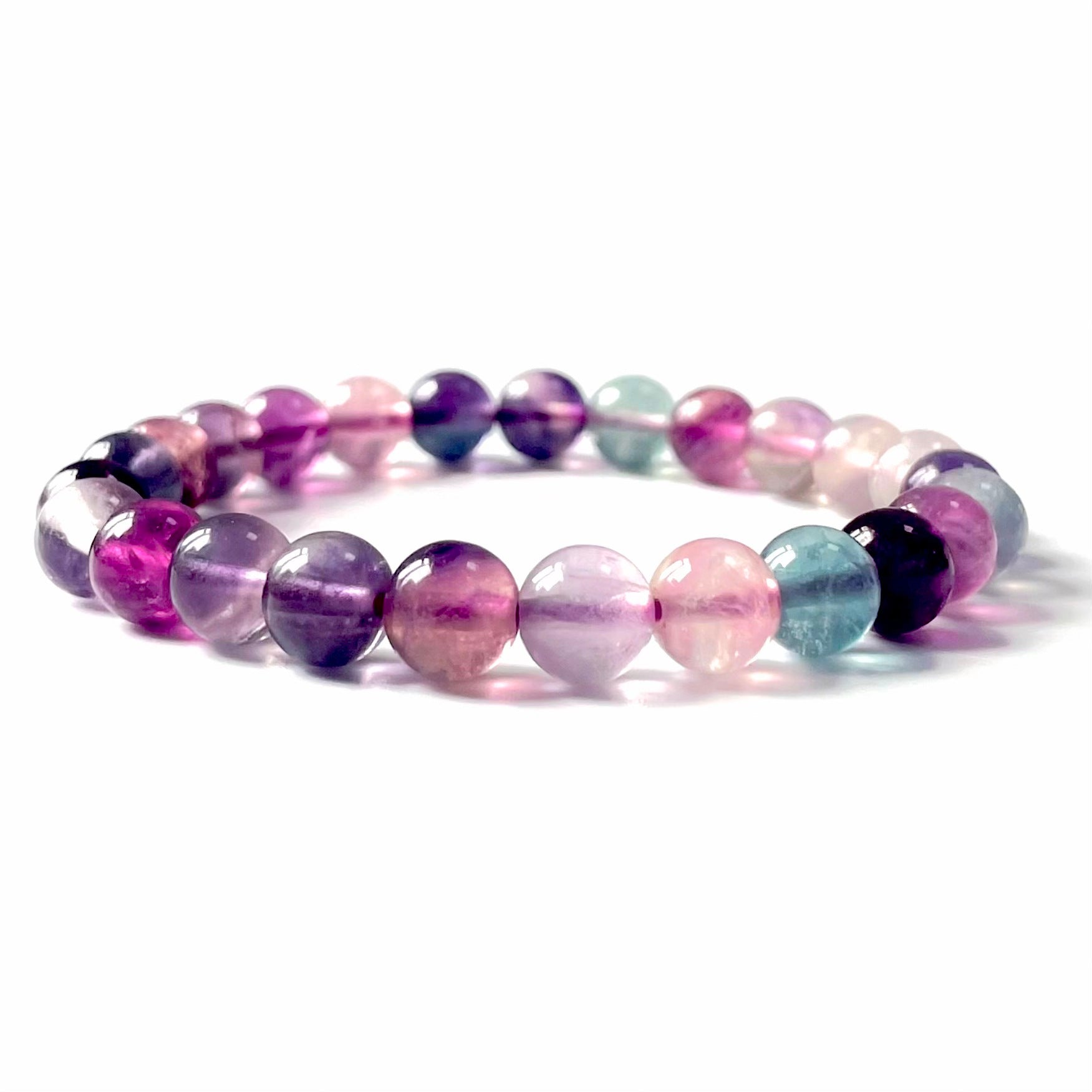 HQ fluorite crystal bracelet-B007
