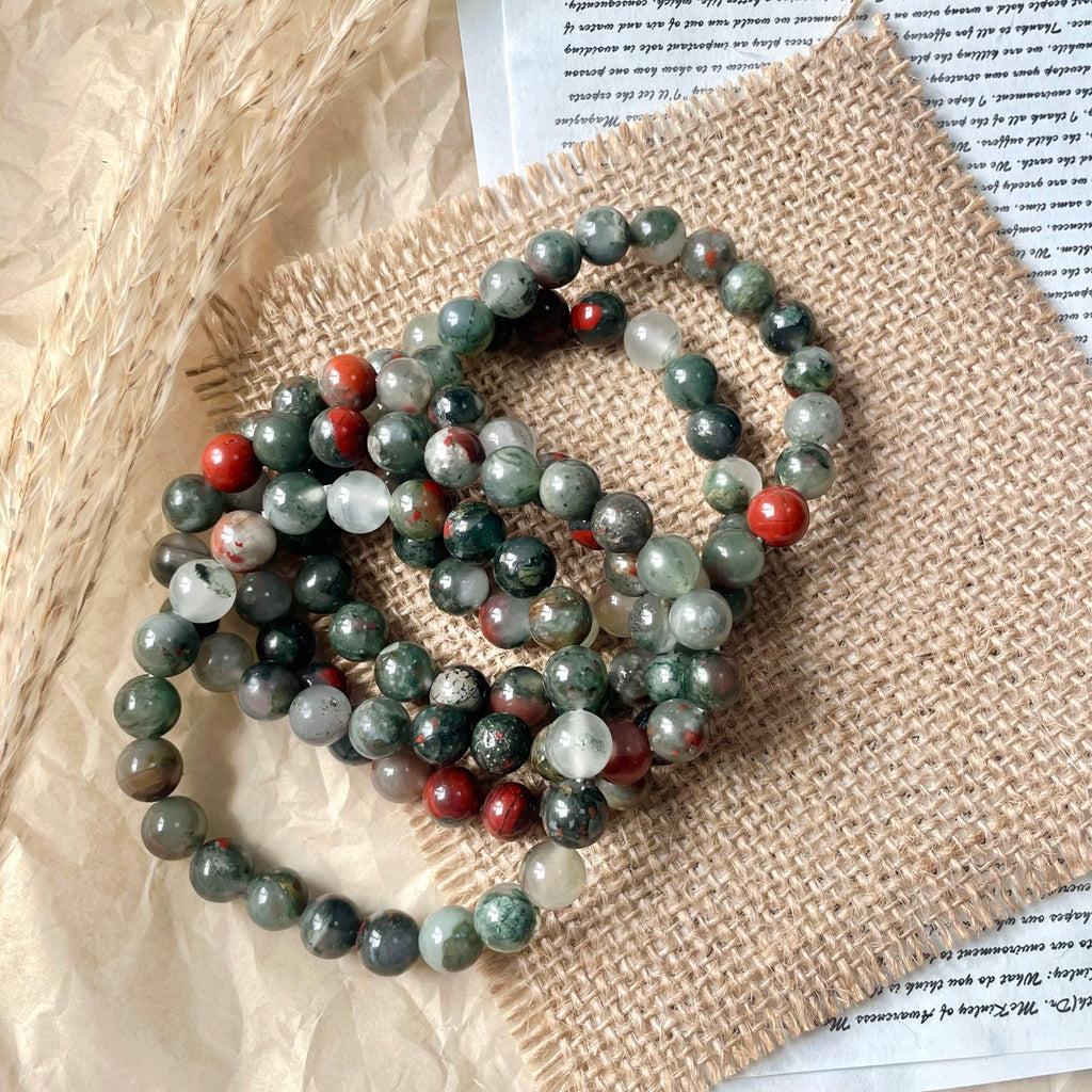 Africa blood crystal bracelet-B011