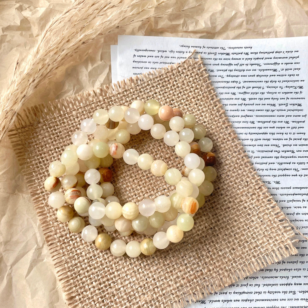 Afghan jade crystal bracelet-B013