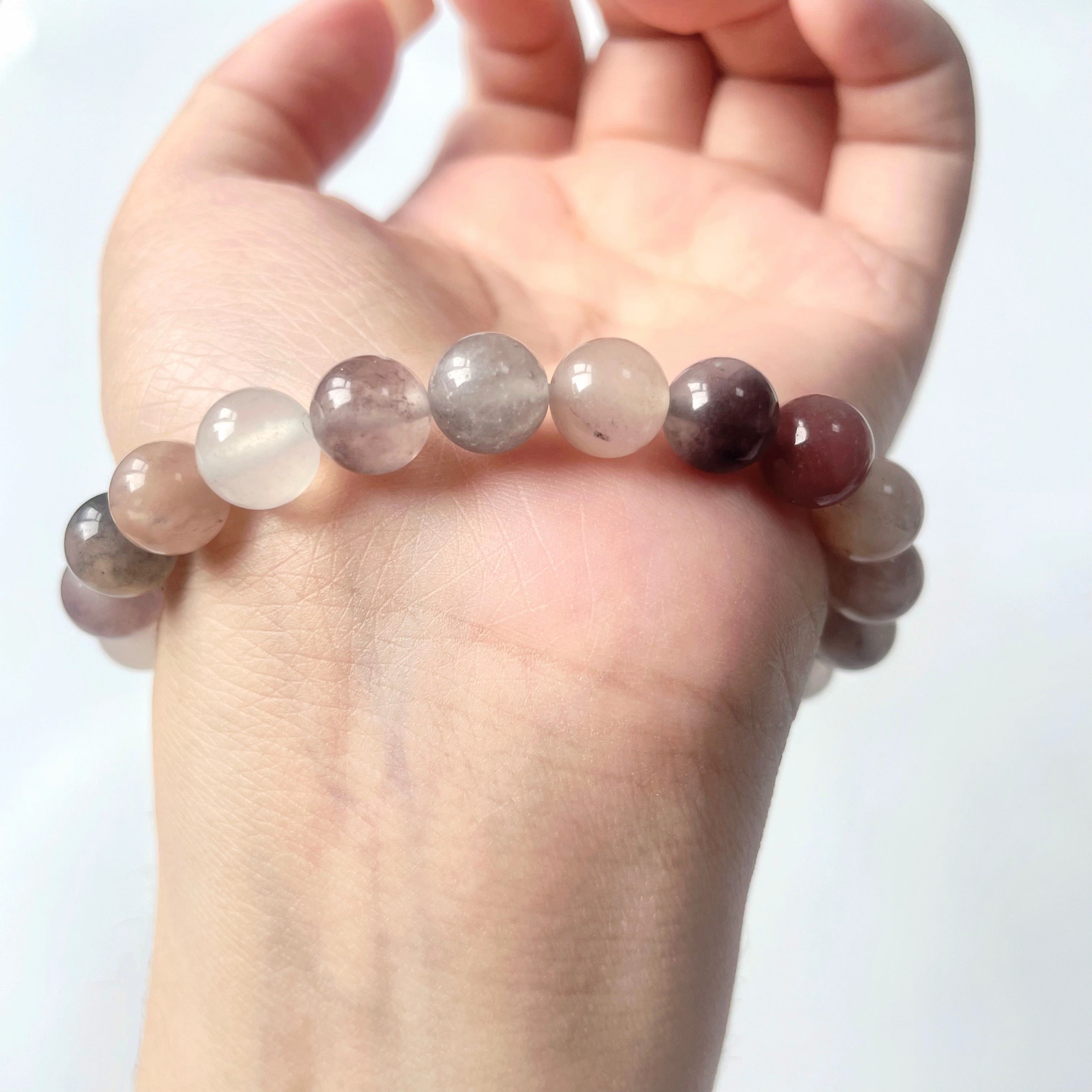 Violet aventurine crystal bracelet-B012
