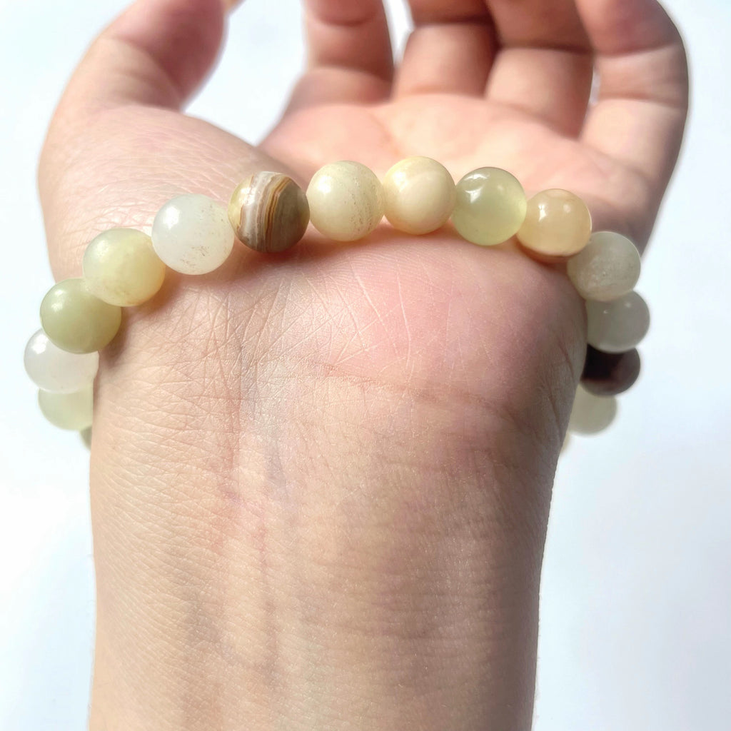 Afghan jade crystal bracelet-B013