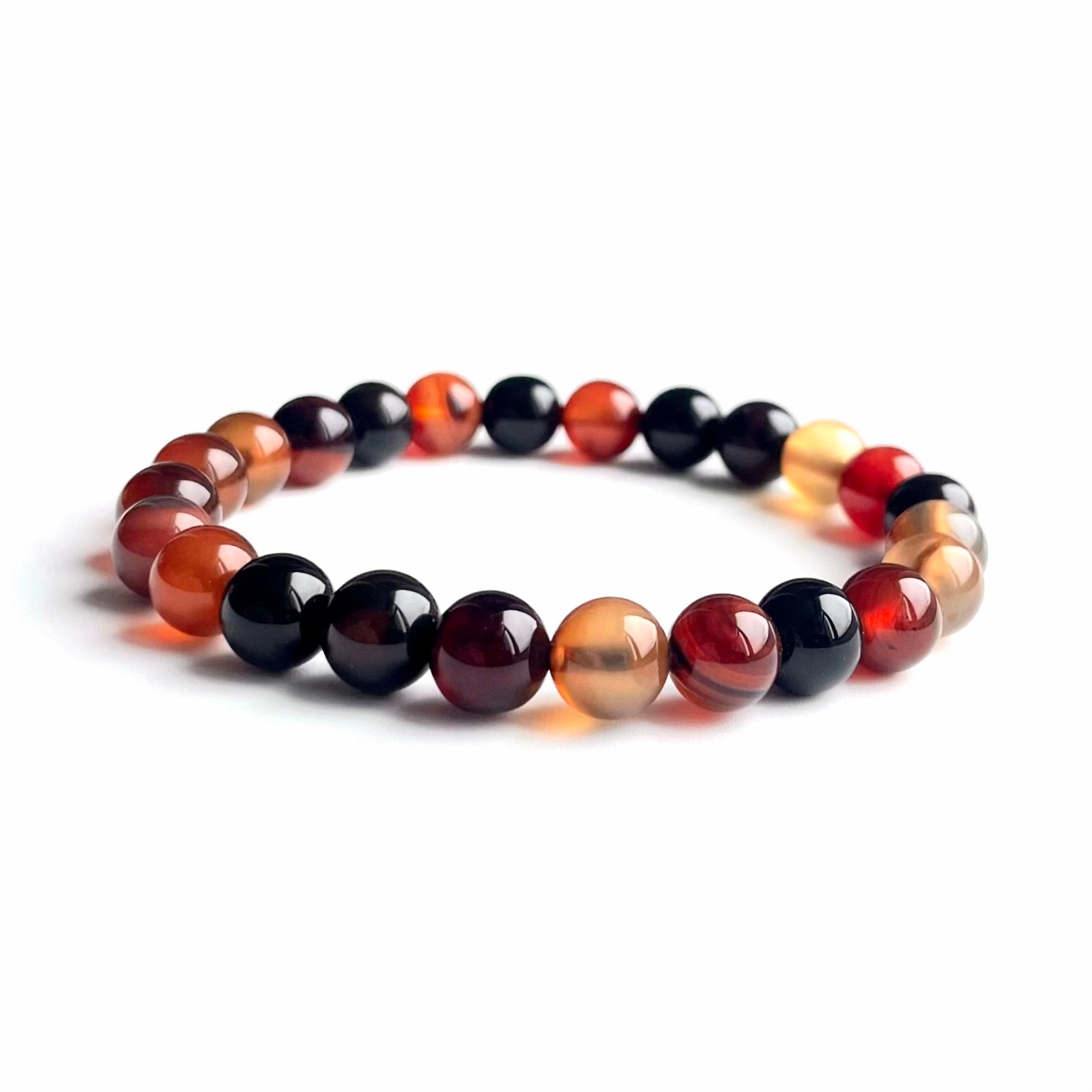 Sardonyx agate crystal bracelet-B020