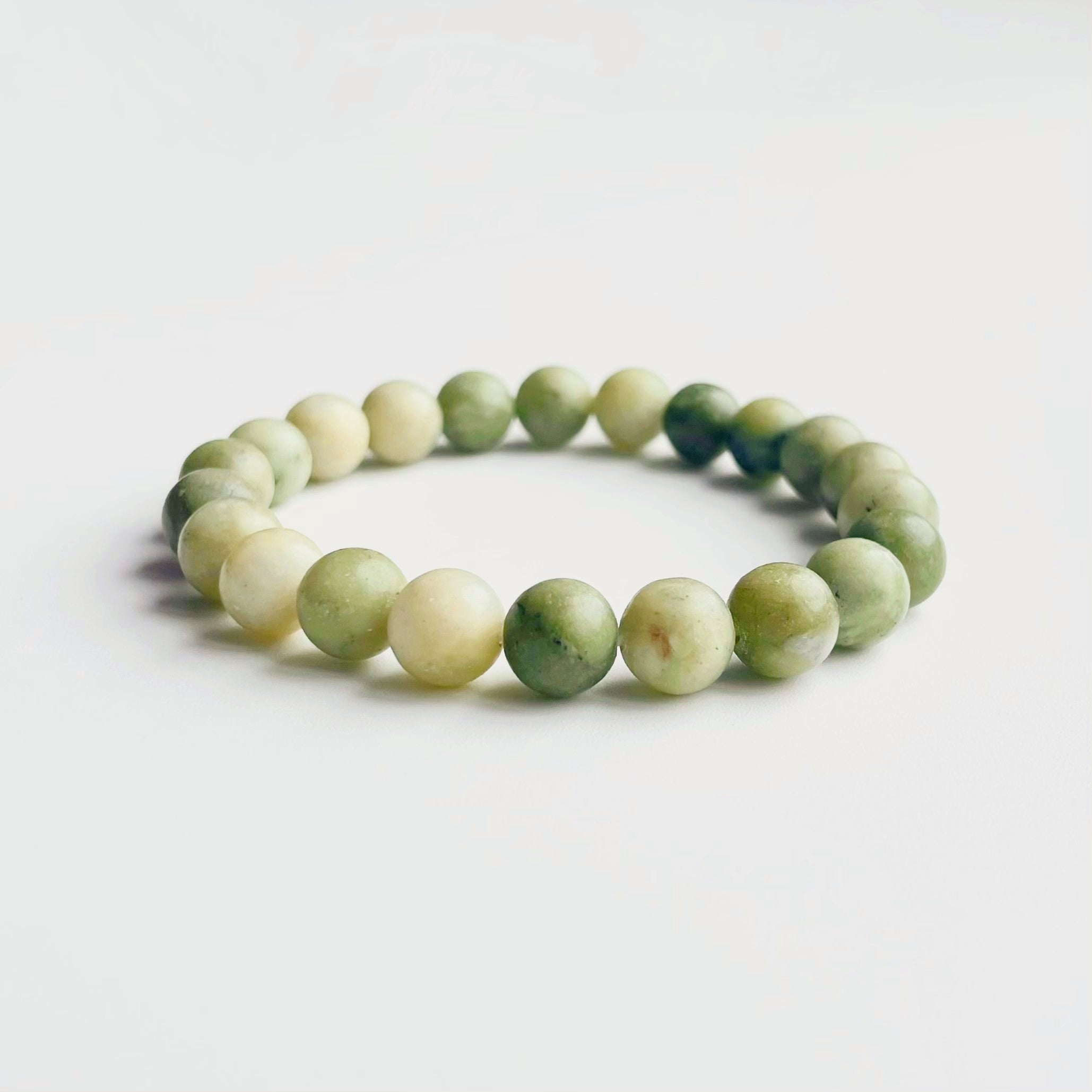 Serpentine Jade crystal bracelet-B018