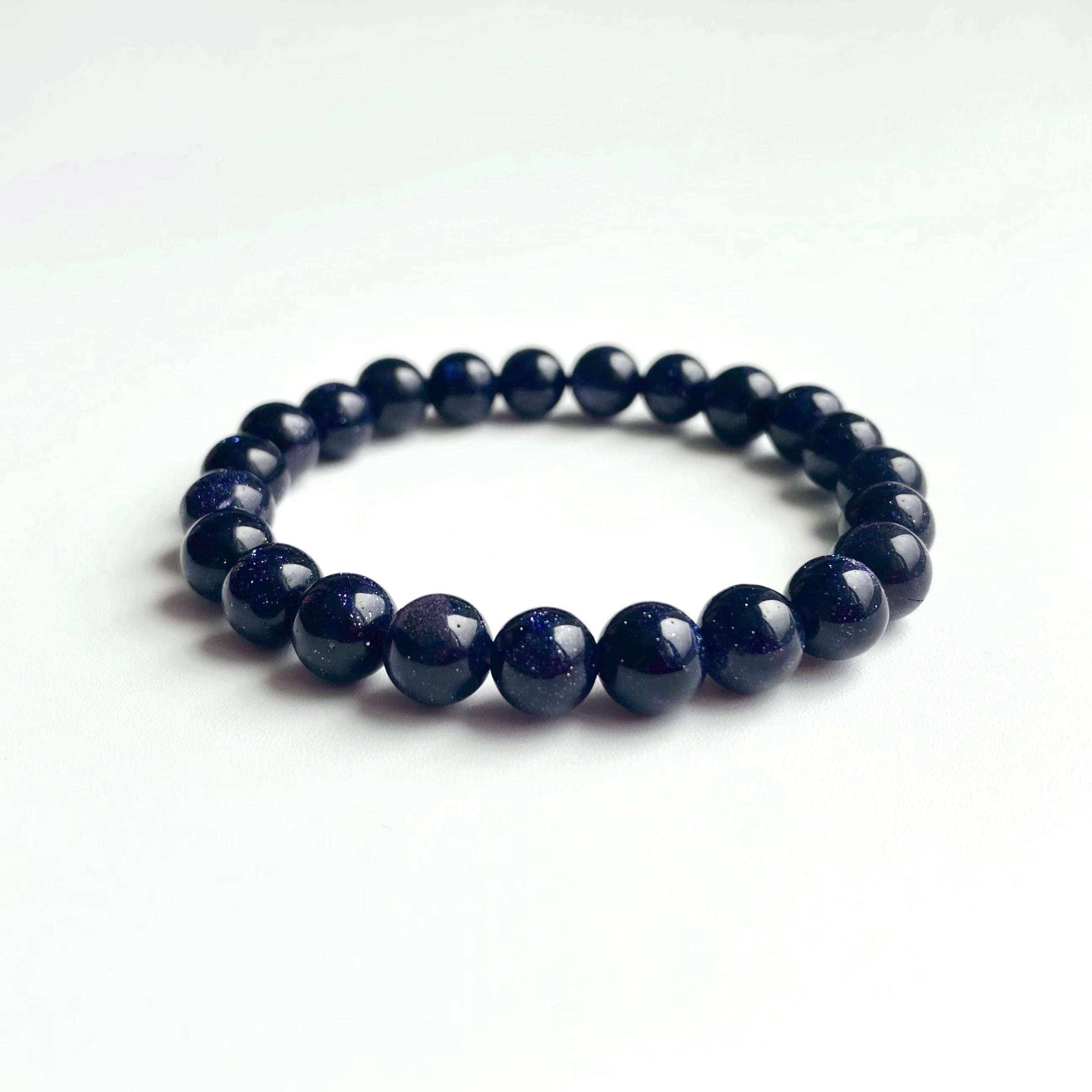 Blue sandstone bracelet-B025
