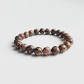 Leopard skin jasper crystal bracelet-B032