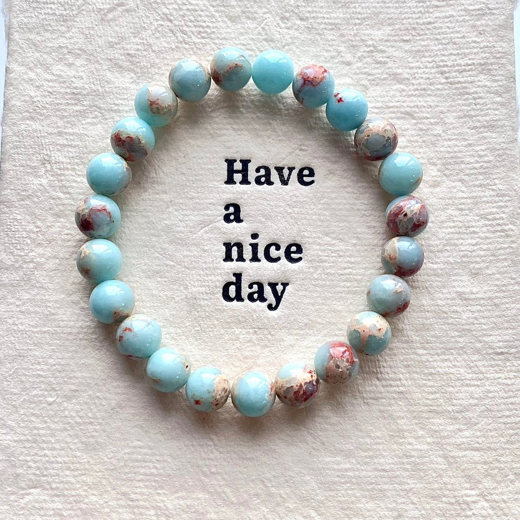Shoushan jade crystal bracelet-B030