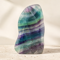 One-of-a-kind Ocean Fluorite Freeform crystal specimen