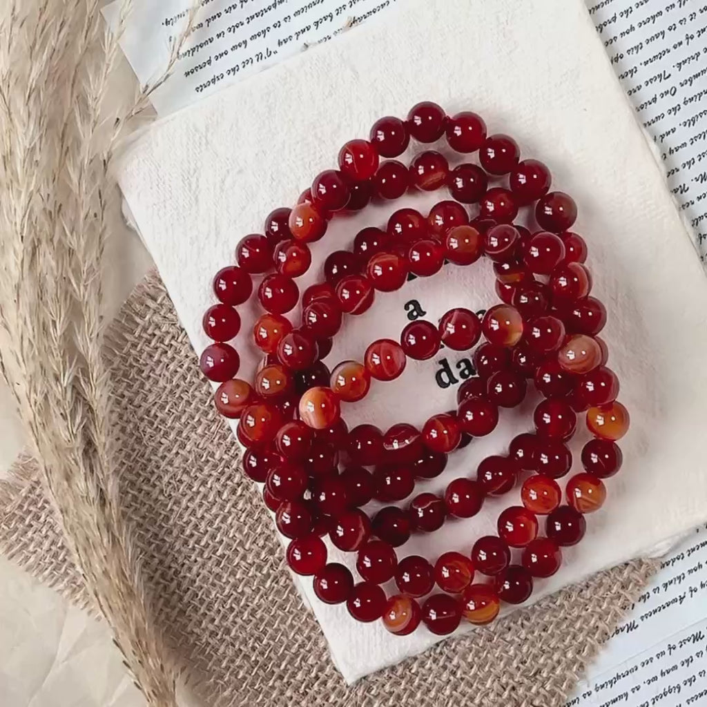 Carnelian bracelet wholesale-B006